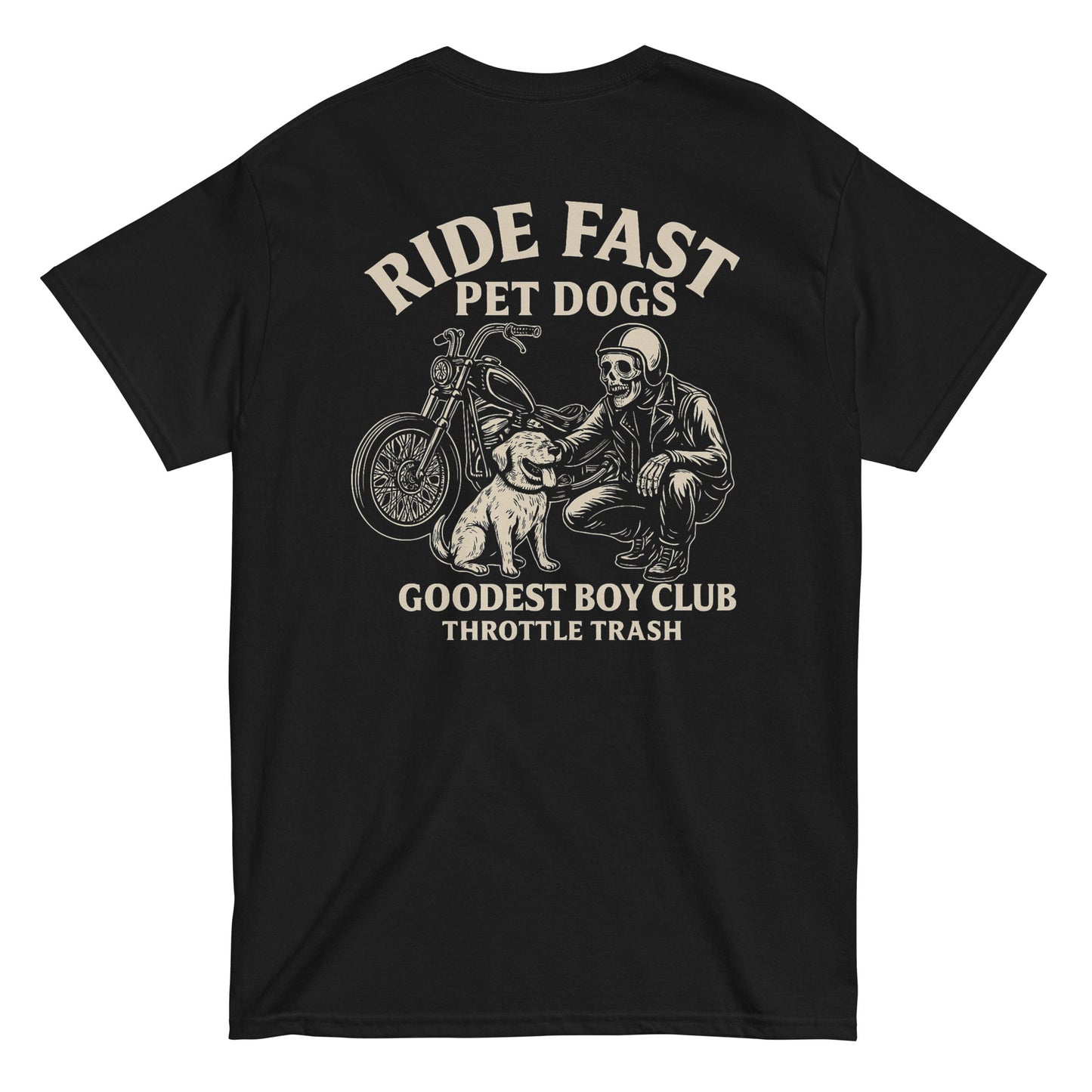 Goodest Boy Club tee — Throttle Trash Supply Co., Perth WA