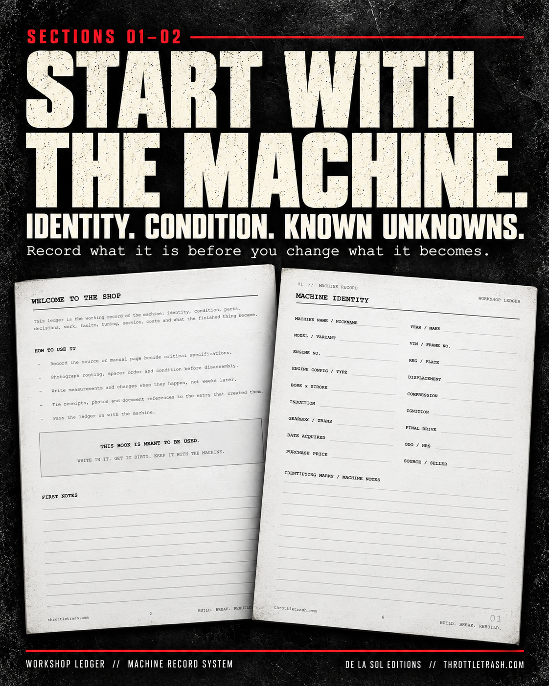 Workshop Ledger - Print Edition + PDF