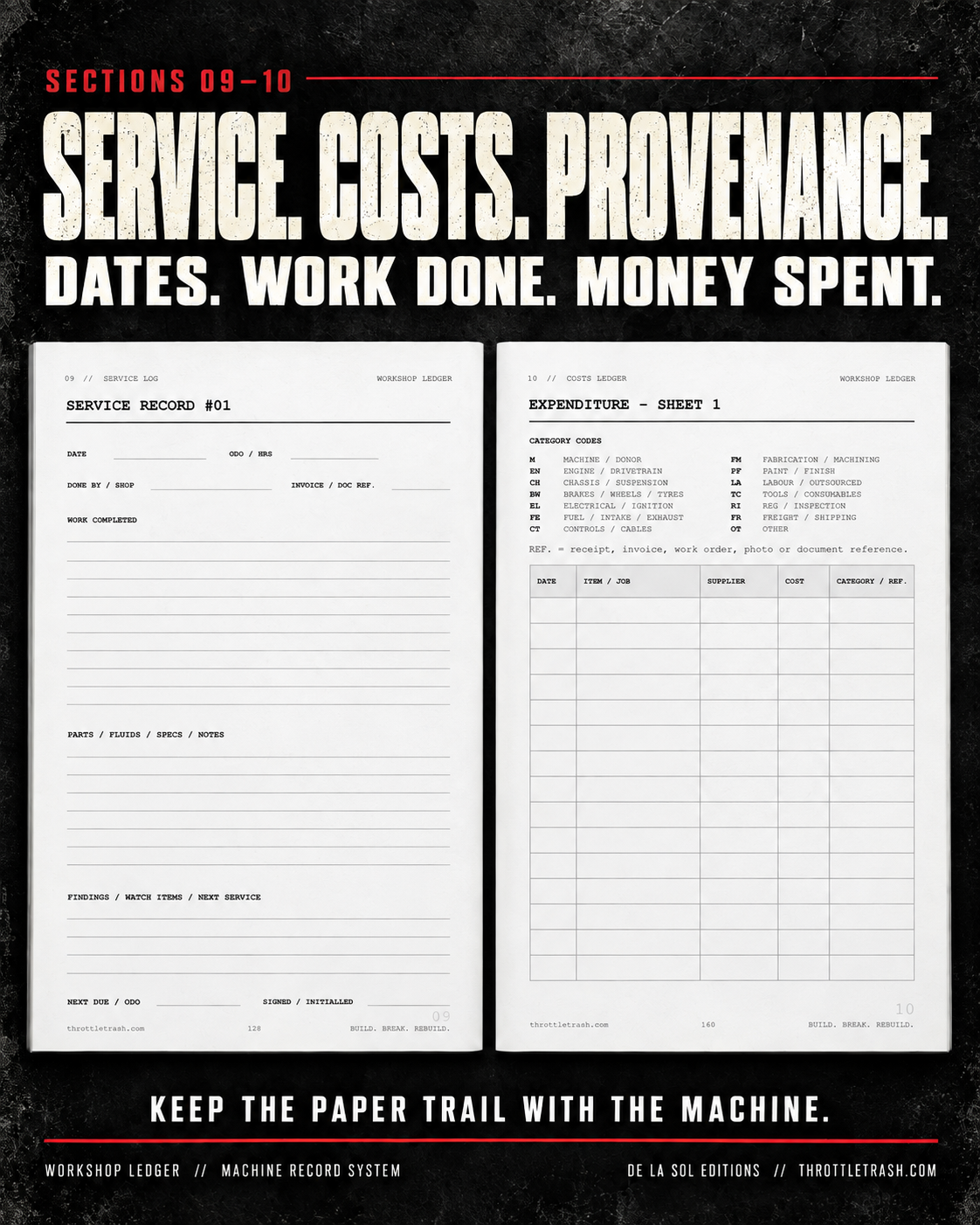 Workshop Ledger - Print Edition + PDF